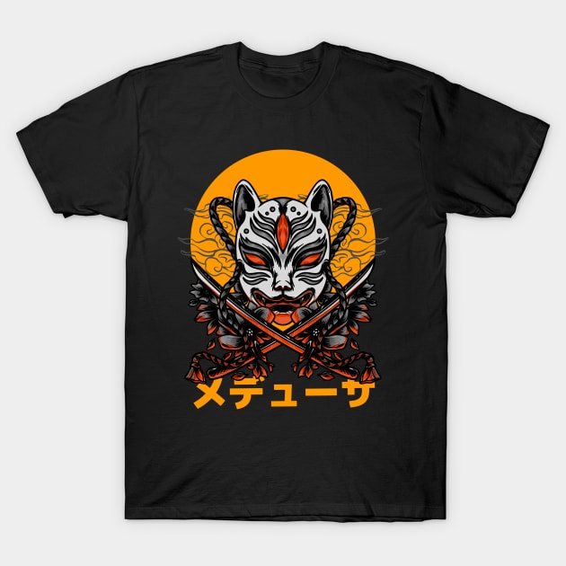 Japanes Demon T-Shirt by Mooxy